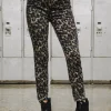 Freeman T. Porter Alexa High Waist Cropped Marsh Hot