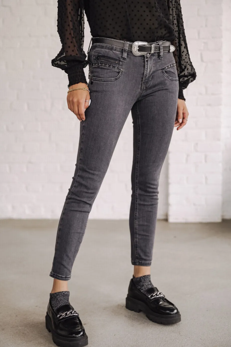 Freeman T. Porter Alexa High Waist Cropped S-SDM Cheap