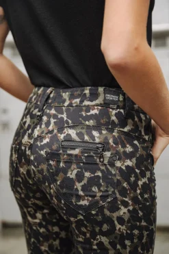 Freeman T. Porter Alexa High Waist Cropped Marsh Hot