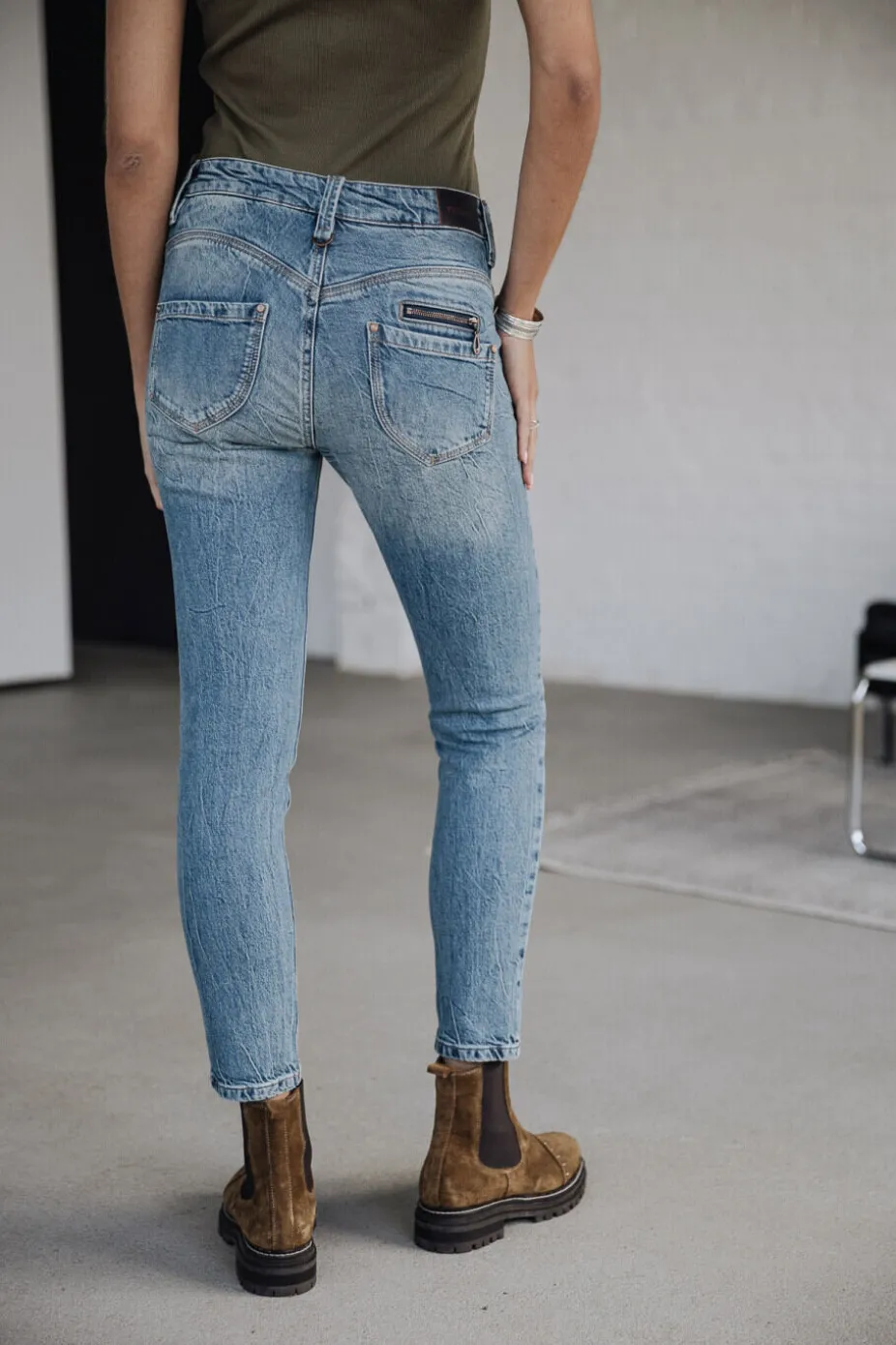 Freeman T. Porter Alexa High Waist Cropped SDM Hot