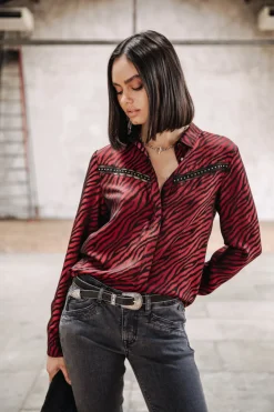 Freeman T. Porter Crizia Red Zebra Flash Sale