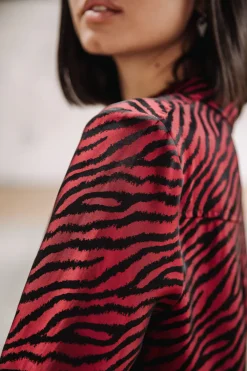 Freeman T. Porter Crizia Red Zebra Flash Sale