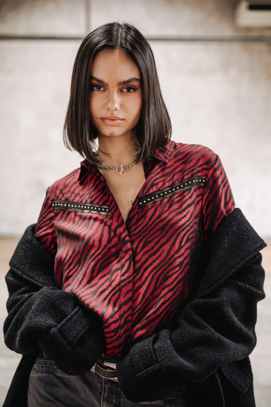 Freeman T. Porter Crizia Red Zebra Flash Sale