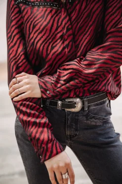Freeman T. Porter Crizia Red Zebra Flash Sale