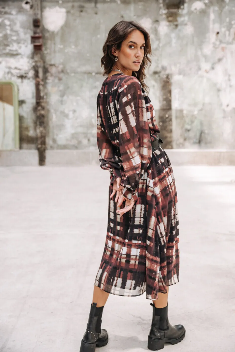 Freeman T. Porter Rosella Blurry Gingham New